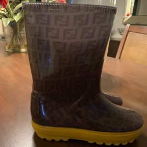 FENDI KIDS RAIN BOOTS